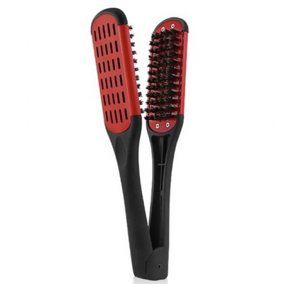 Hair Expert Hairbrush Black/Red Гребінець-зажим KRT0008 фото